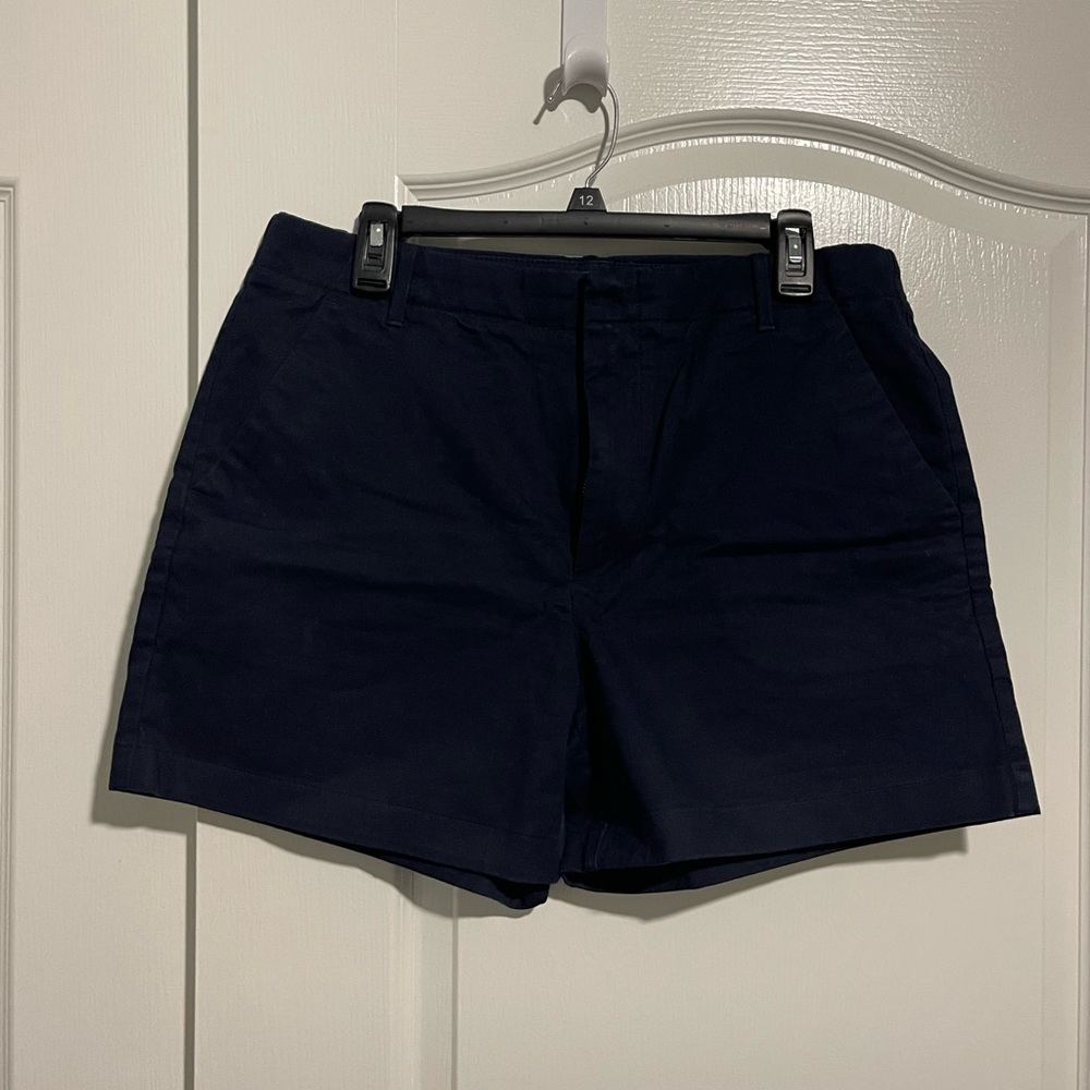 Flat Front Classic Chino Shorts